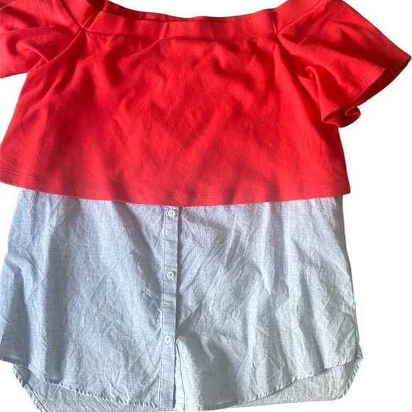 Postmark Layered Off The Shoulder Top - Picture 2 of 2